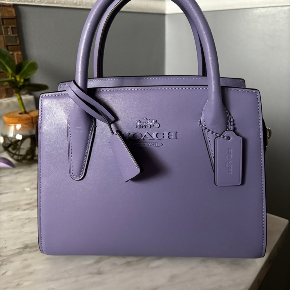 Coach LIGHT VIOLET ANDREA SMALL NOT MICRO